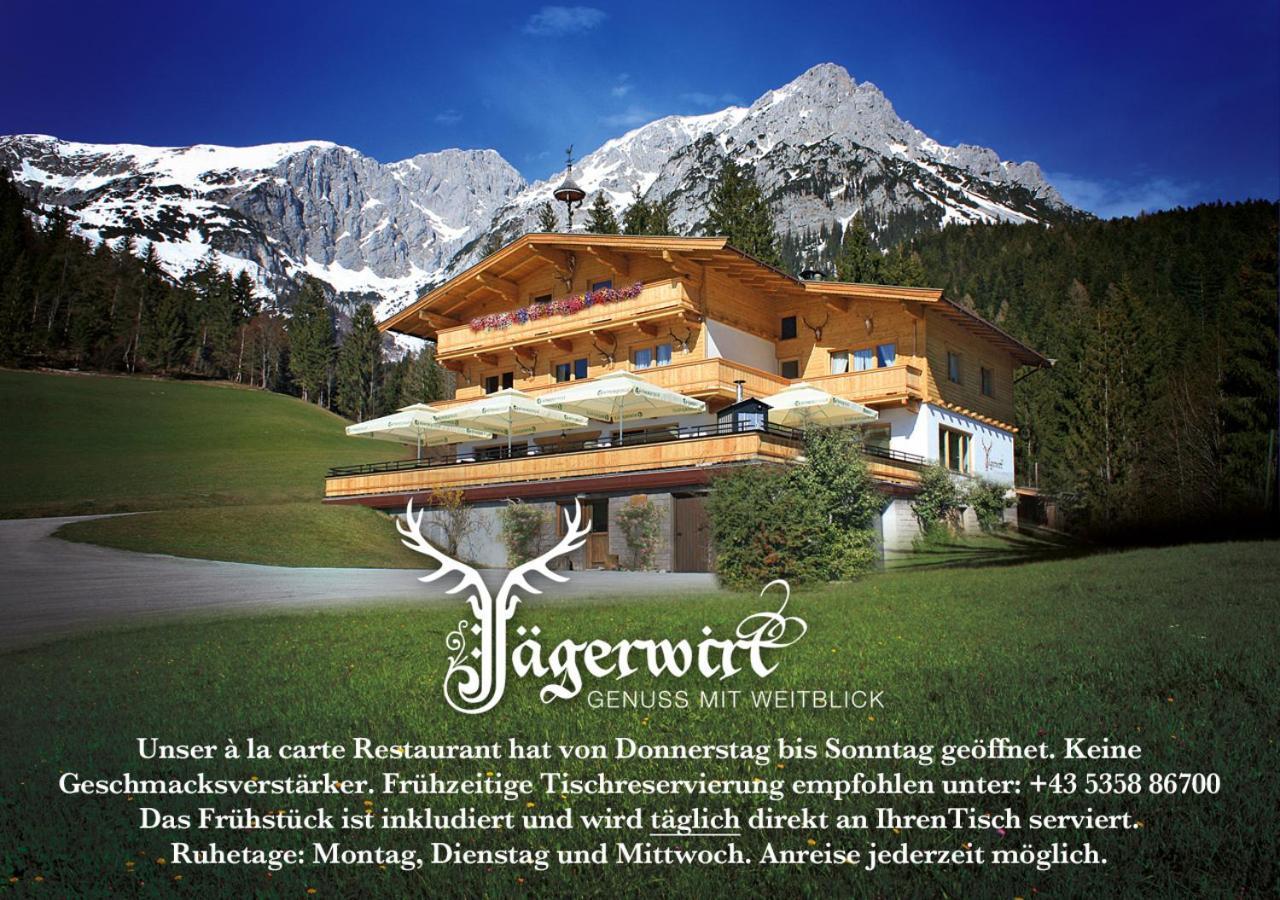 Boutique-Pension Jaegerwirt Scheffau am Wilden Kaiser Esterno foto